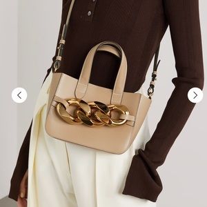 JW ANDERSON Chain small leather tote bag
